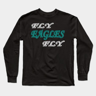 Retro Fly Eagles Fly philly Philadelphia Football Long Sleeve T-Shirt